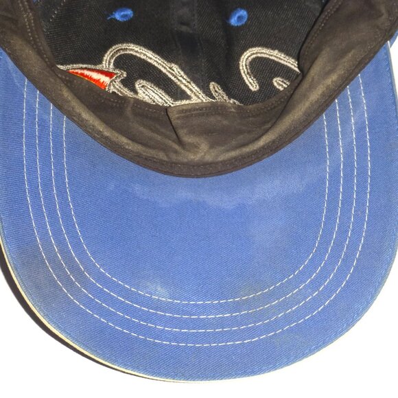 Vintage Arnold Palmer Umbrella Strapback Adjustable Golf Hat WITH STAINS READ - Picture 7 of 9